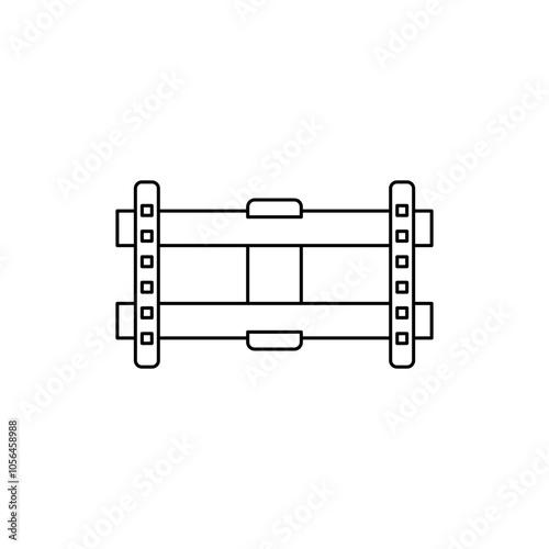 Monitor Stand outline icon
