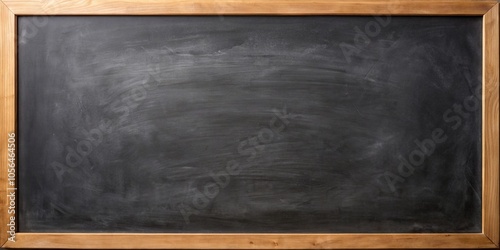 Blackboard with Wooden Frame - Blank Slate for Inspiration and Ideas