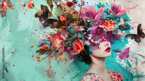 Mixed Media Illustration: 