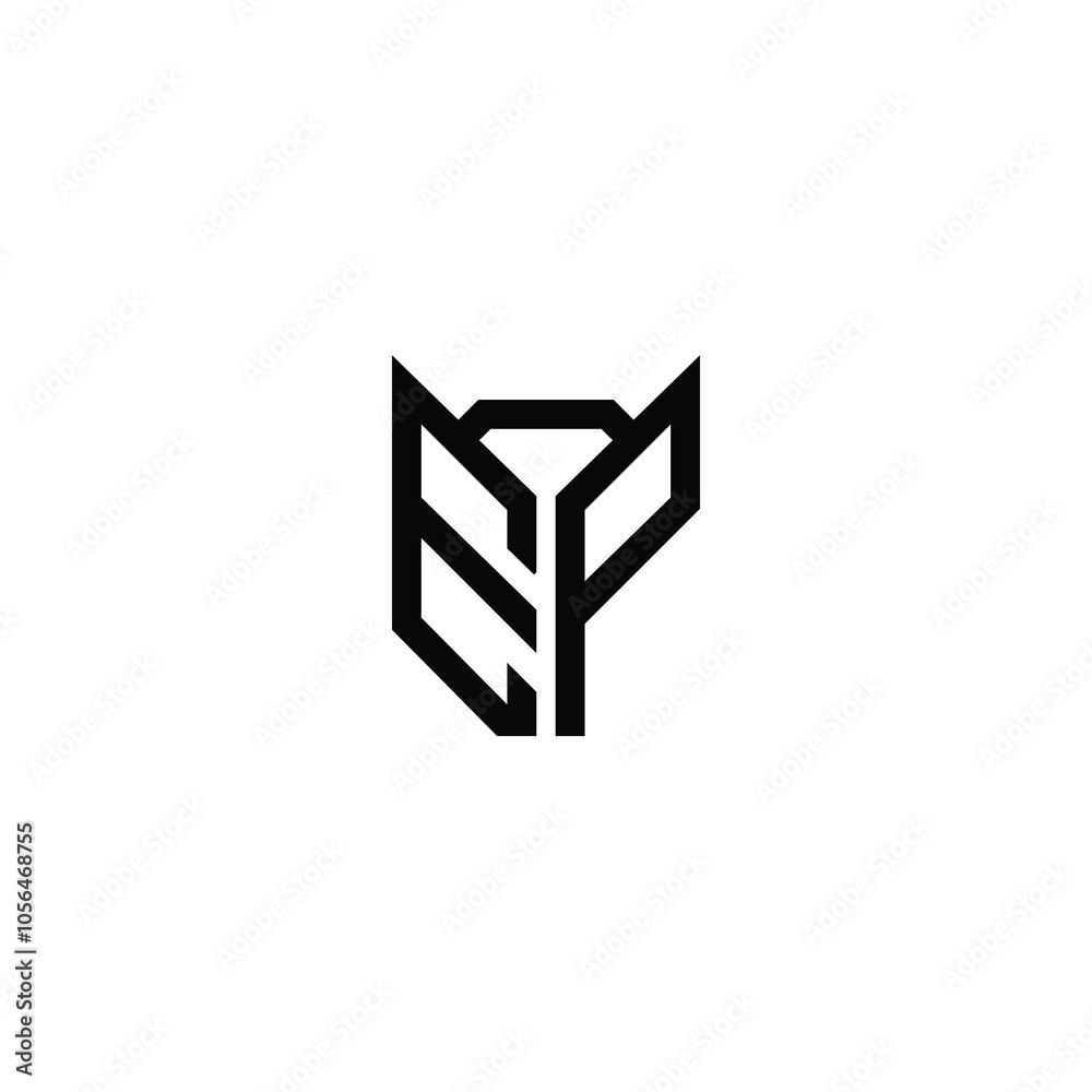 EP monogram logo design letter text name symbol monochrome logotype alphabet character simple logo EP monogram logo design letter text name symbol monochrome logotype alphabet character simple logo