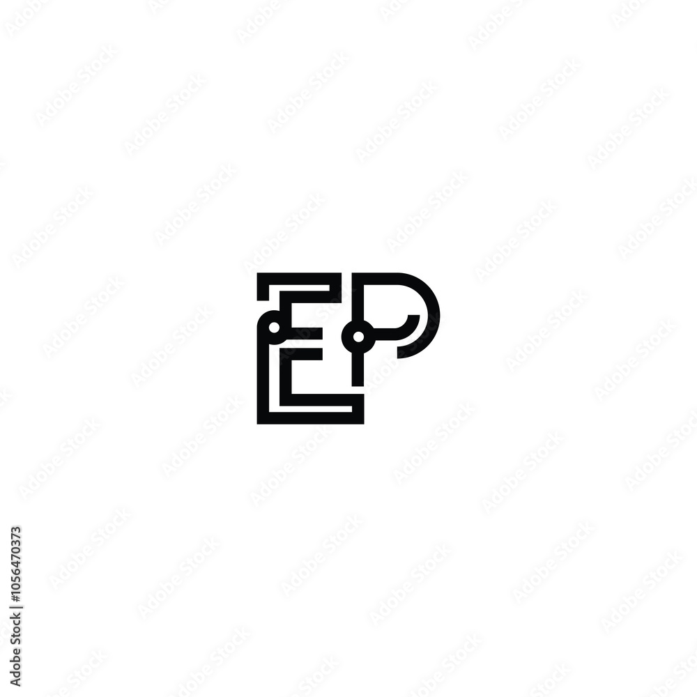 EP monogram logo design letter text name symbol monochrome logotype alphabet character simple logo EP monogram logo design letter text name symbol monochrome logotype alphabet character simple logo