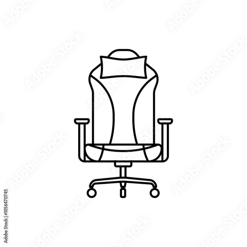 Gaming Chair outline icon