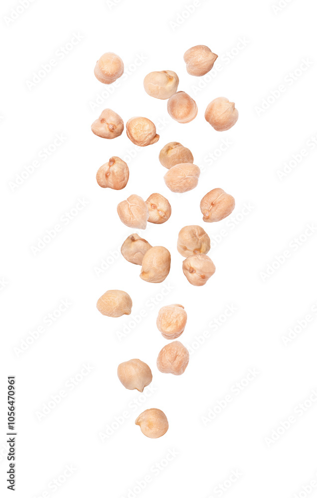 Chickpea isolated on white Chickpea isolated on white