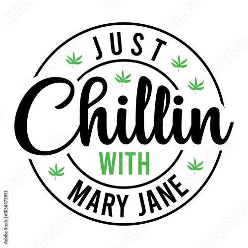 Just Chillin With Mary Jane SVG