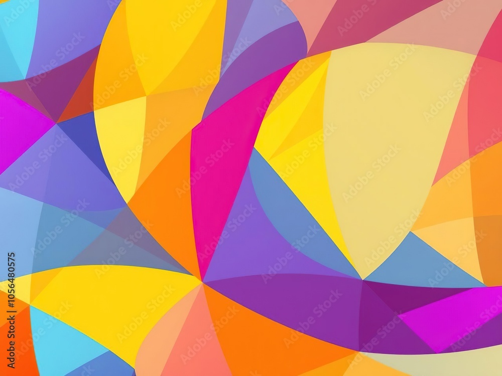 Colorful abstract geometric pattern with vibrant hues, design, abstract, modern Colorful abstract geometric pattern with vibrant hues, design, abstract, modern