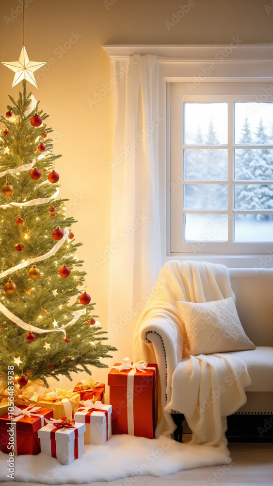 christmas tree with gifts christmas tree with gifts