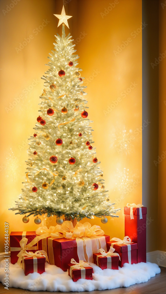 christmas tree with gifts christmas tree with gifts