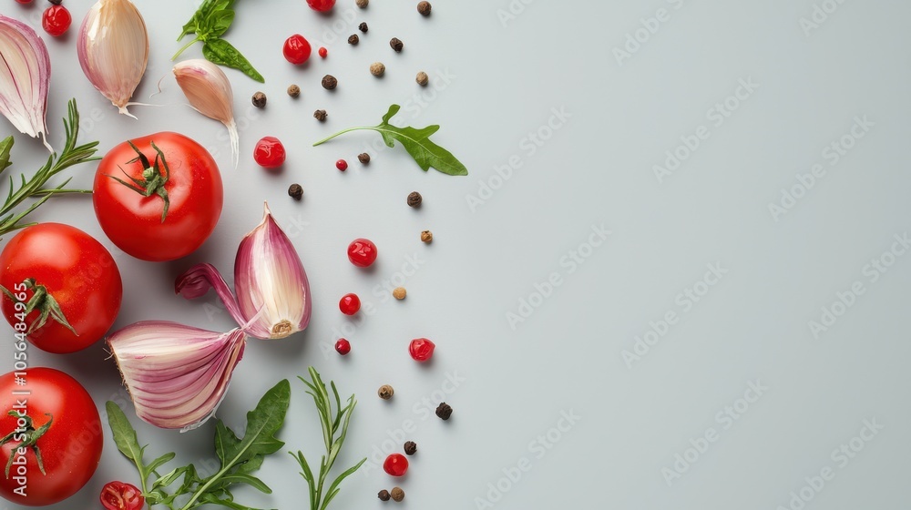 Vibrant Fresh Ingredients for Culinary Delight and Creativity Vibrant Fresh Ingredients for Culinary Delight and Creativity