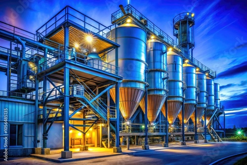 Utilize an industrial pneumatic conveying system for effective bulk solids management, incorporating a  container that promotes visibility and ensures efficient material handling.