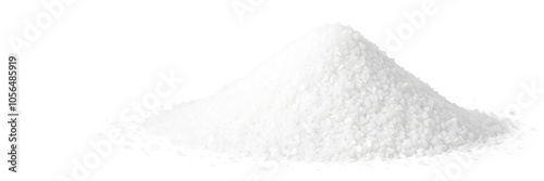 Heap of salt isolated on white background, cooking, kitchen