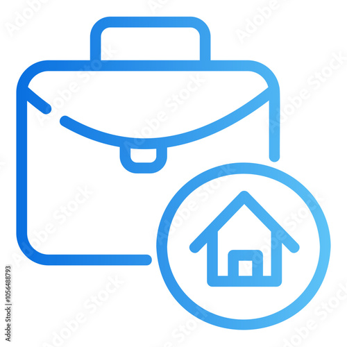 briefcase Gradient icon