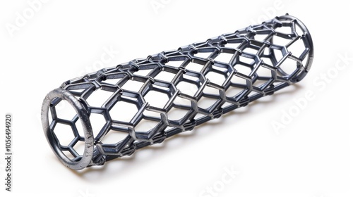 Carbon Nanotubes: Unique carbon structures that are cylindrical in shape, offering exceptional strength and electrical properties, crucial for material innovation.
 photo