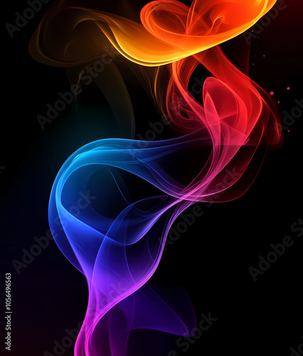 Abstract Smoke Swirl Background: A Captivating Visual Element for Your Designs