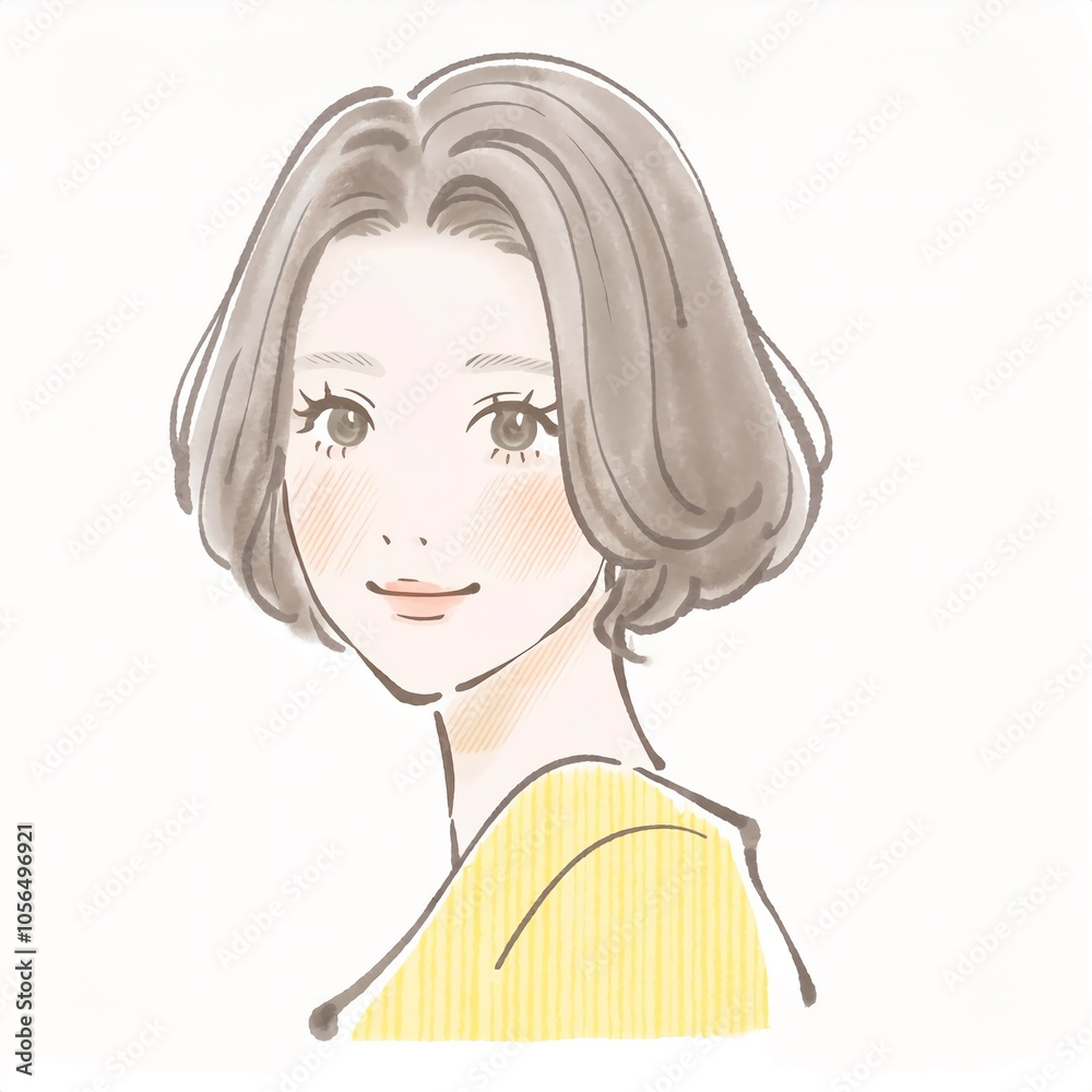 女性・女の子のイラスト素材 女性・女の子のイラスト素材