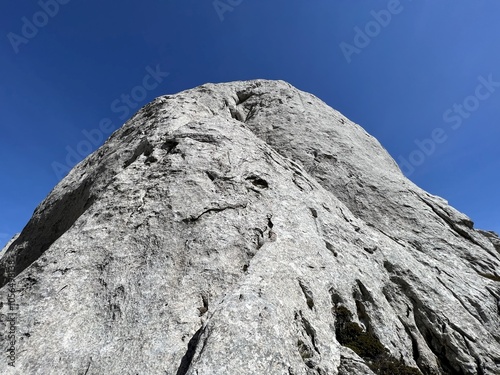 Limestone rocks on southern Velebit, Jasenice (Velebit Nature Park, Croatia) - Kalksteinfelsen im südlichen Velebit (Naturpark Velebit, Kroatien) - Vapnenake stijene na južnom Velebitu (Hrvatska) photo