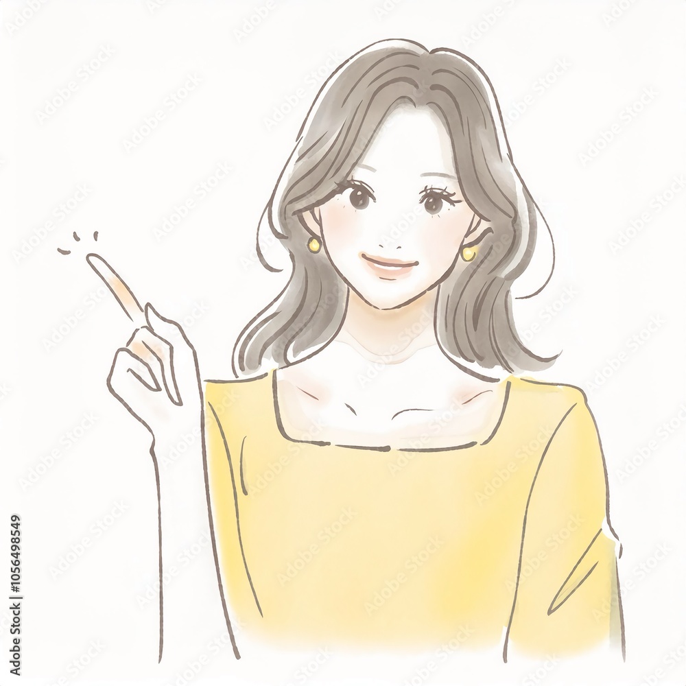 女性・女の子のイラスト素材 女性・女の子のイラスト素材