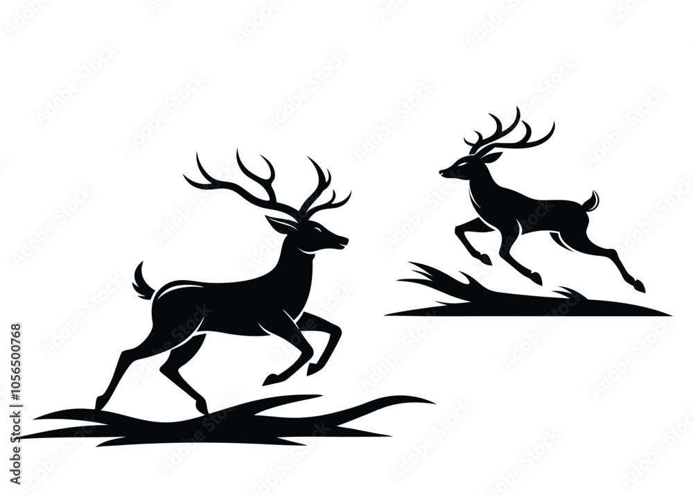 Obraz premium animal silhouette