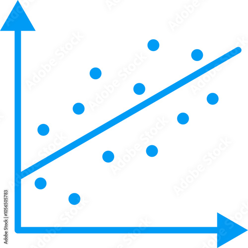 Weak positive correlation
