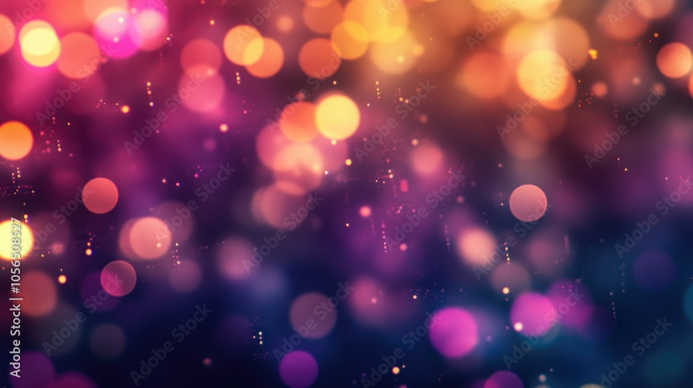 Glowing bokeh lights overlaid with digital code, abstract tech theme in rich colors Glowing bokeh lights overlaid with digital code, abstract tech theme in rich colors