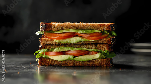 Relish an Avocado Toast Sandwich on Ezekiel Bread photo