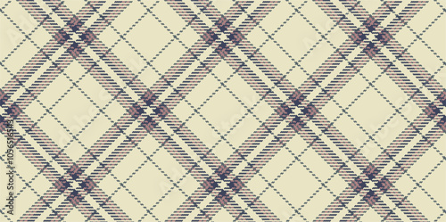 Vector checkered pattern. Tartan, textured seamless twill for flannel shirts, duvet covers, other autumn winter textile mills. Vector Format