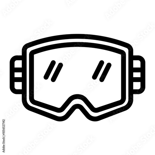 Ski googles icon