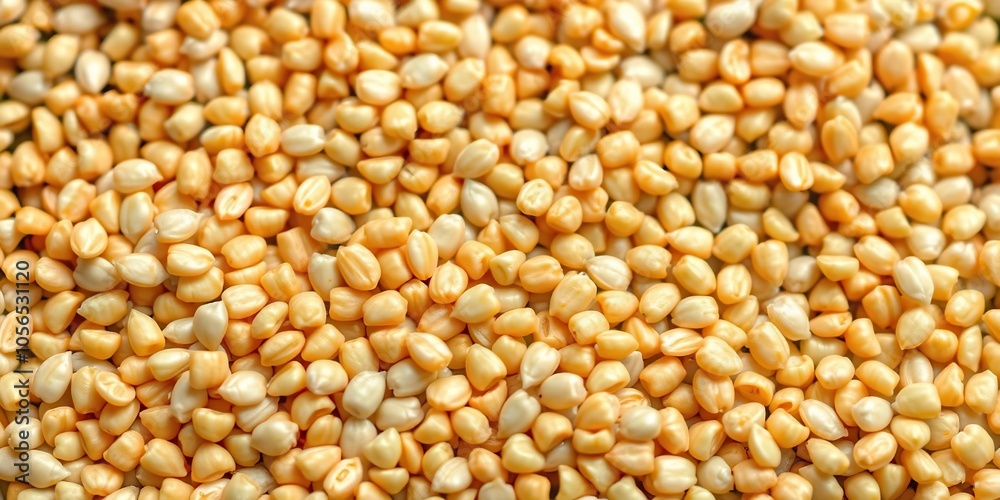 Extreme close-up of millet grain showing intricate details and texture, seeds, food, small Extreme close-up of millet grain showing intricate details and texture, seeds, food, small