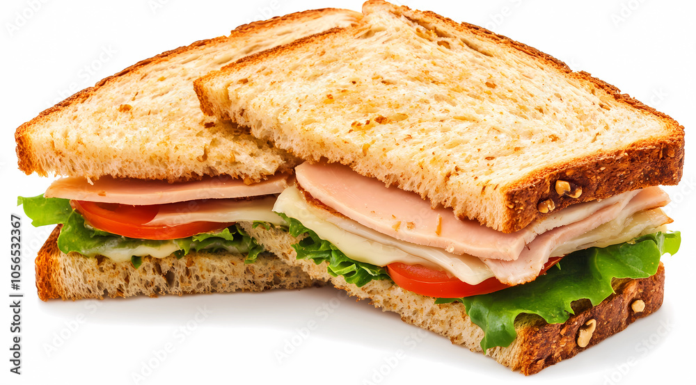 Savor the Richness of a Turkey and Brie Sandwich on Walnut Bread: A Perfect Gourmet Combination Savor the Richness of a Turkey and Brie Sandwich on Walnut Bread: A Perfect Gourmet Combination