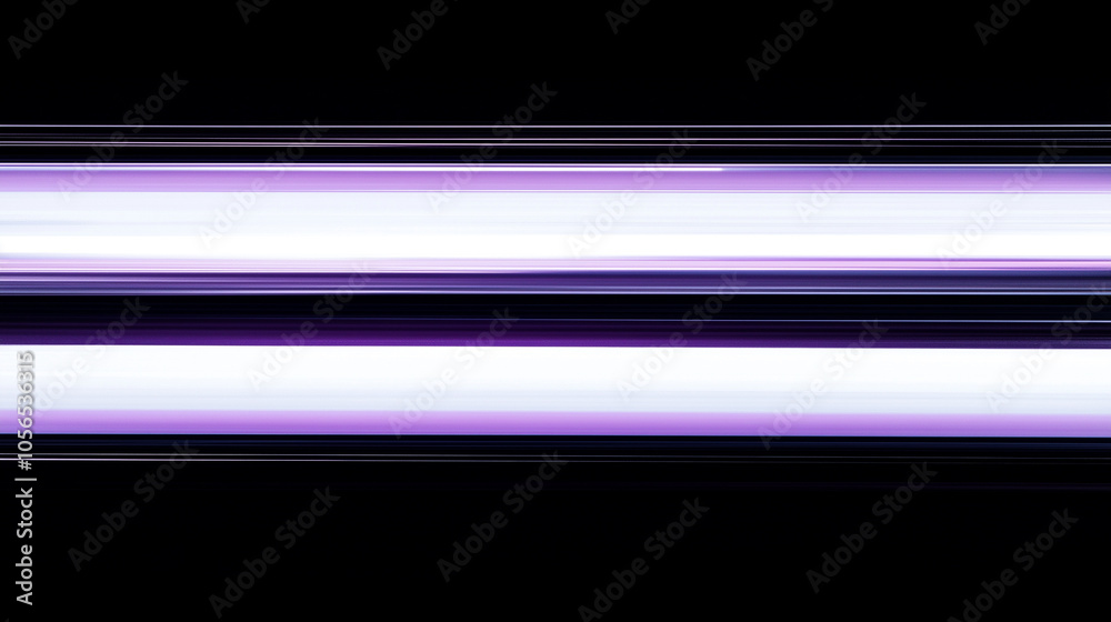 Abstract Light Effect with Two Purple Glowing Lines Abstract Light Effect with Two Purple Glowing Lines