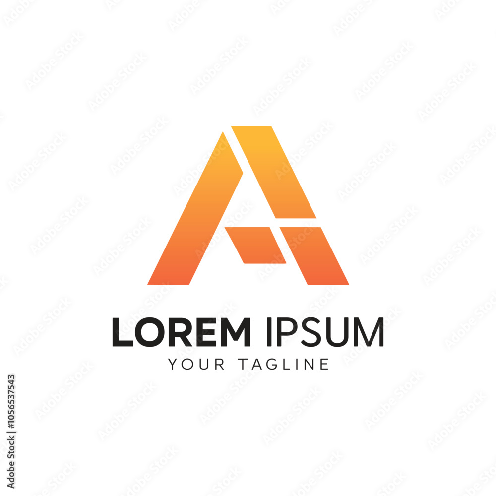 Letter A logo design vector template, design for brand identity, Modern Design with gradient color Letter A logo design vector template, design for brand identity, Modern Design with gradient color