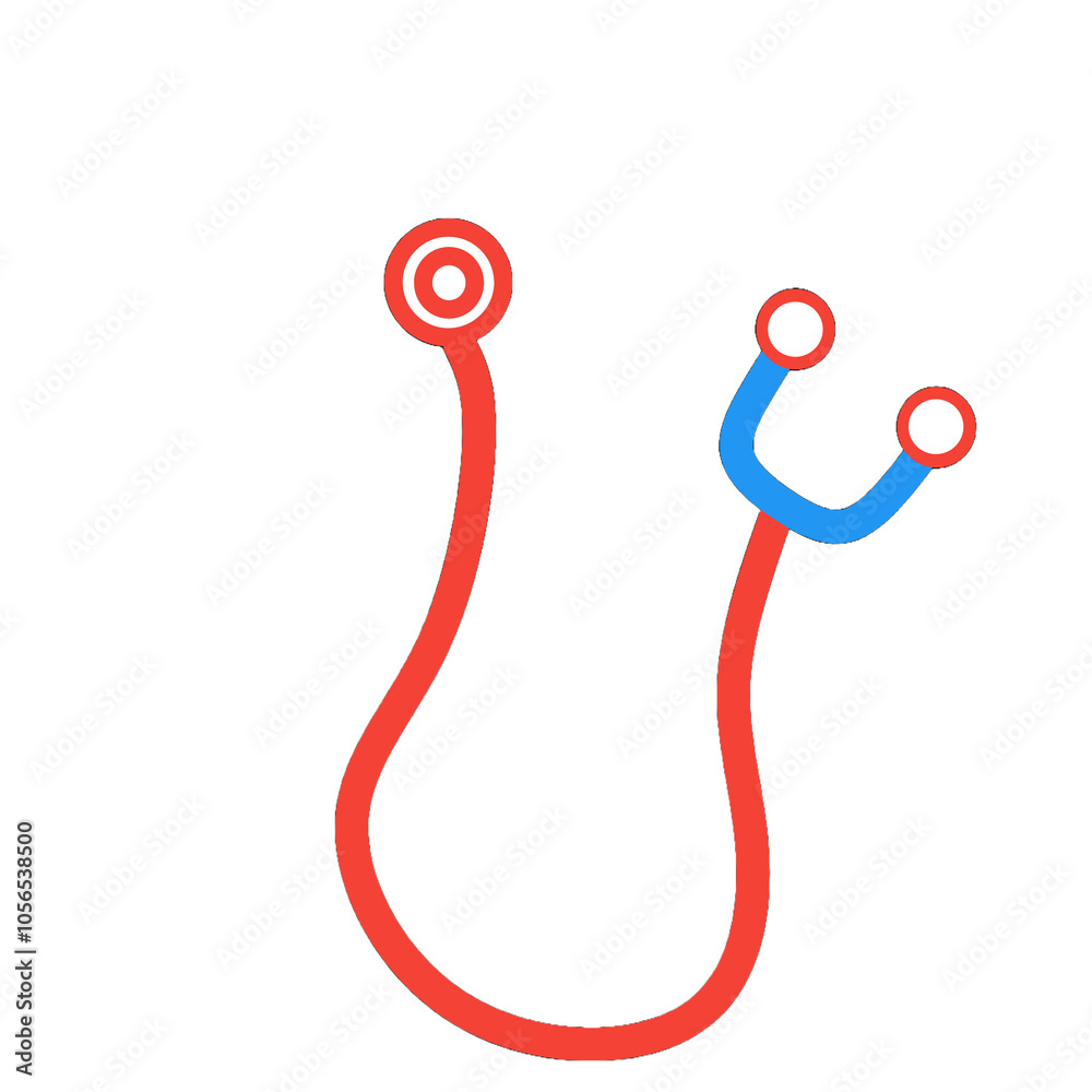 Obraz premium Stethoscope on white background