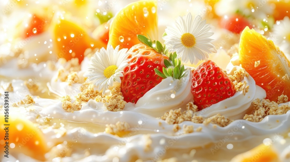 Whipped Cream Delight with Fruit Whipped Cream Delight with Fruit