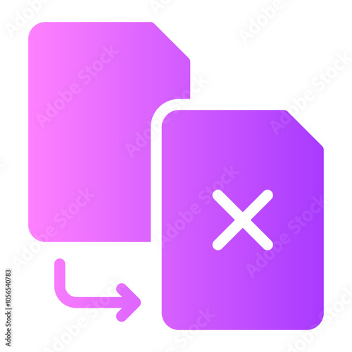 version gradient icon photo