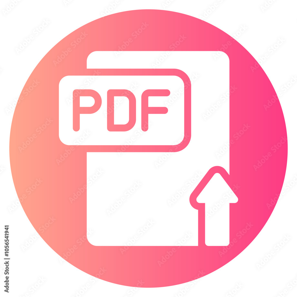 pdf gradient icon pdf gradient icon