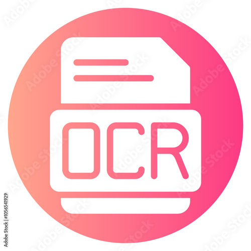 ocr gradient icon