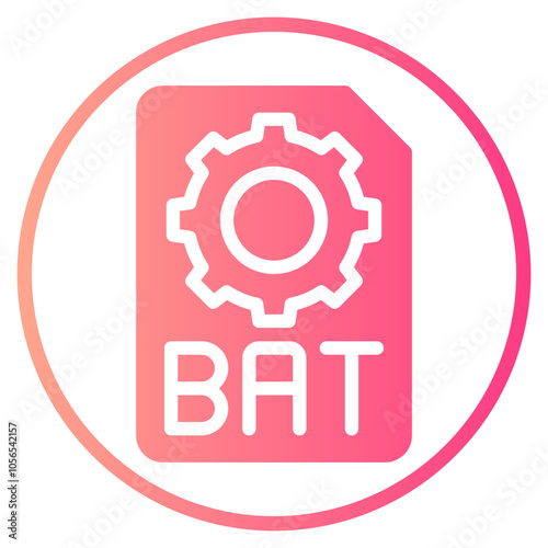 batch gradient icon