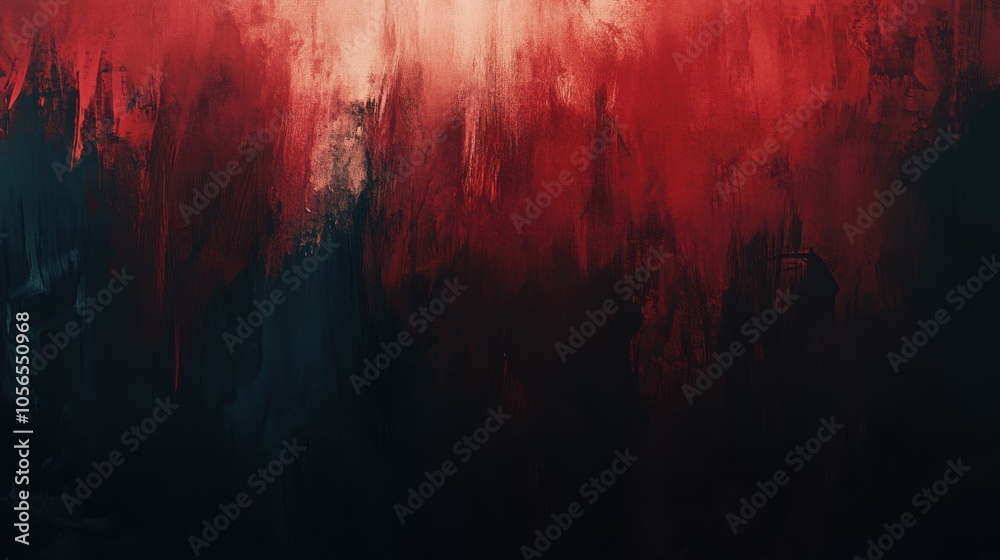 This captivating abstract oil painting features bold brushstrokes in deep reds and blacks, creating a haunting atmosphere. The rich textures evoke mystery and drama, inviting endless interpretation. This captivating abstract oil painting features bold brushstrokes in deep reds and blacks, creating a haunting atmosphere. The rich textures evoke mystery and drama, inviting endless interpretation.
