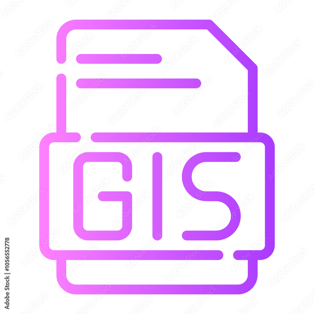 gis gradient icon gis gradient icon