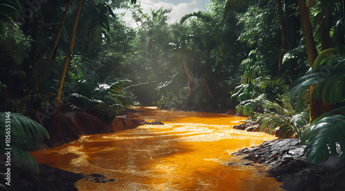 Mercury Pollution in Rainforest Rivers: Addressing Environmental Health Risks photo