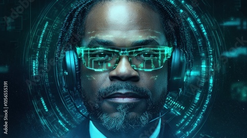 Wallpaper Mural Isolated ai cyber spy navigating digital shadows in a high-tech landscape of intrigue and innovation Torontodigital.ca