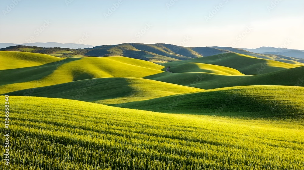 Rolling Green Hills Landscape Rolling Green Hills Landscape
