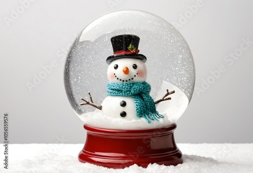 Cozy Snowman Snow Globe