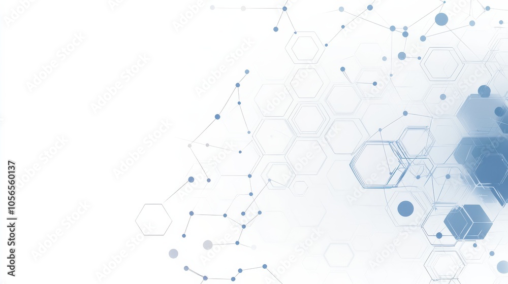 Abstract Technology Background with Hexagon Pattern Abstract Technology Background with Hexagon Pattern