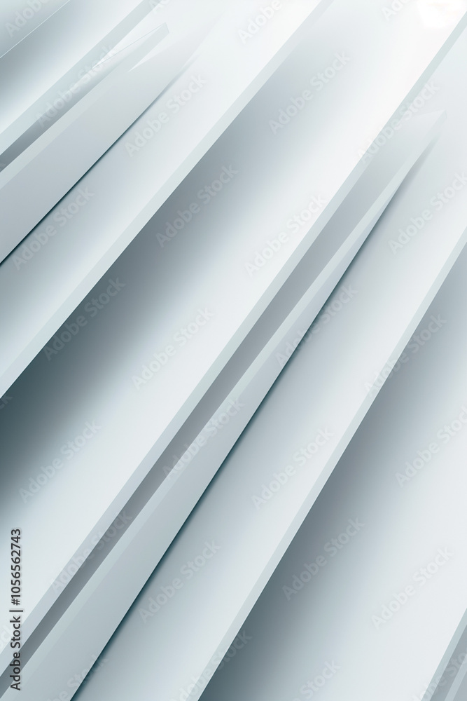 Abstract 3d white diagonal line with grey shadow in architectural context Abstract 3d white diagonal line with grey shadow in architectural context