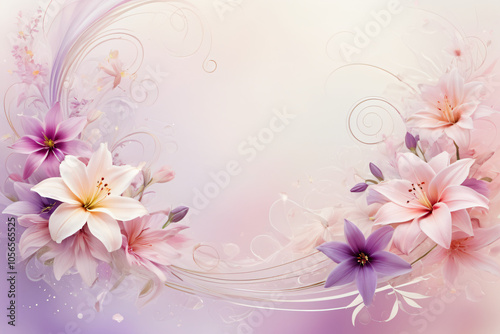 background with flowers
