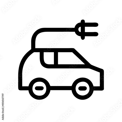 electric car icon