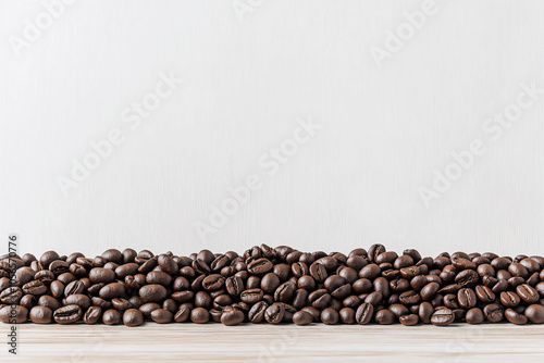 Coffee Beans on White Background