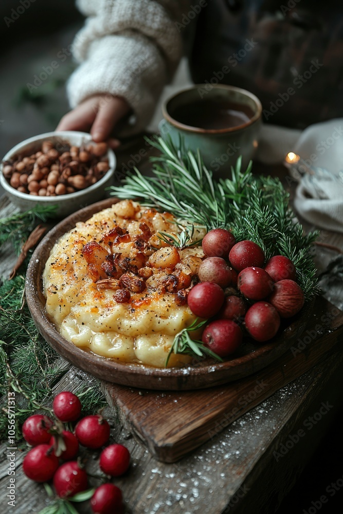 Baked Brie Cheese with Cranberries, Rosemary, and Toasted Almonds Baked Brie Cheese with Cranberries, Rosemary, and Toasted Almonds