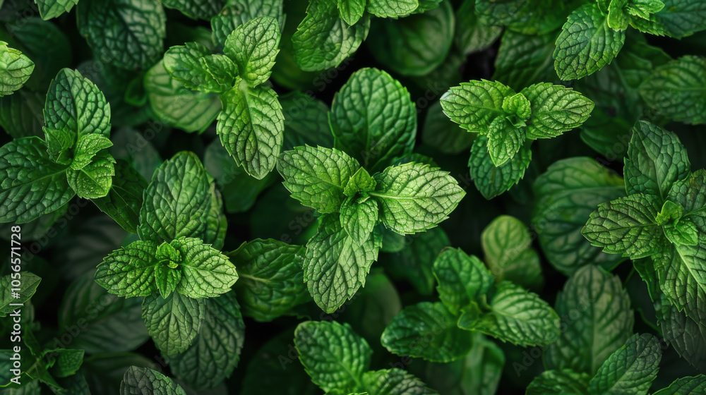 Mint leaves background Mint leaves background
