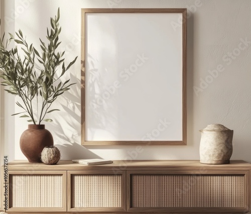 Boho Living Room Mockup.